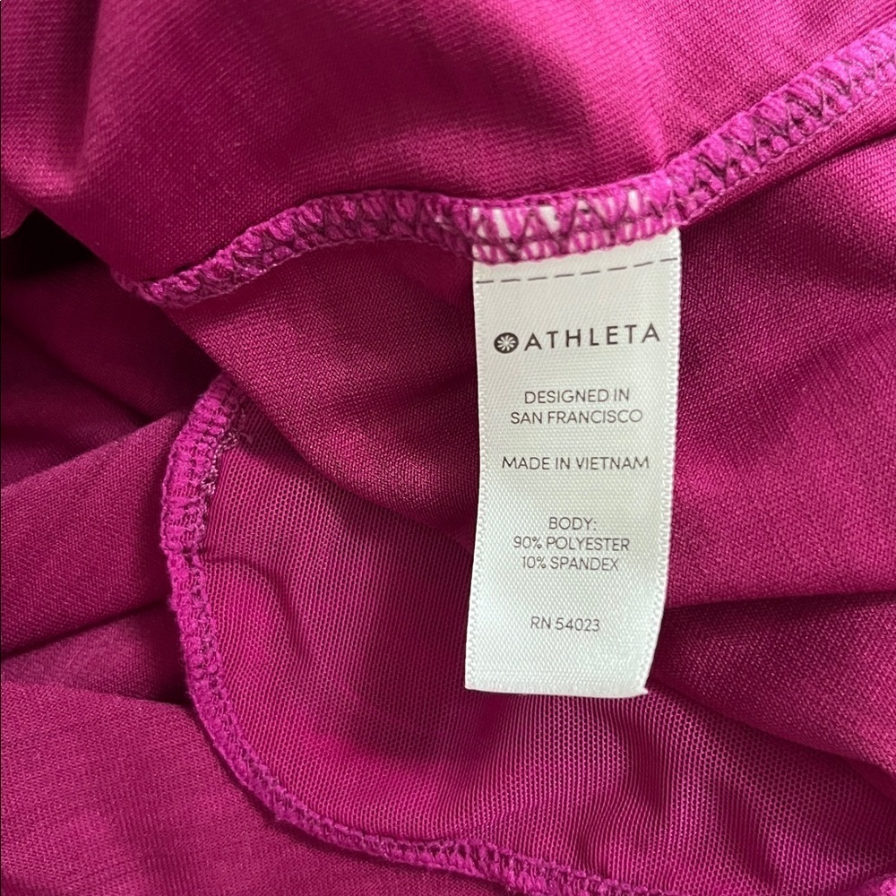 Athleta Deep fuscia Long Sleeve Top - Picture 8 of 9